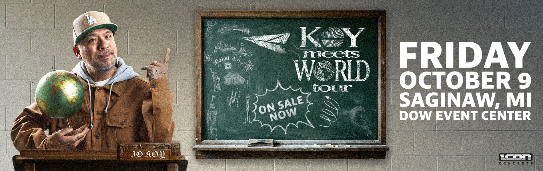 Joy Koy Koy Meets World Tour, October 9, Dow Event Center