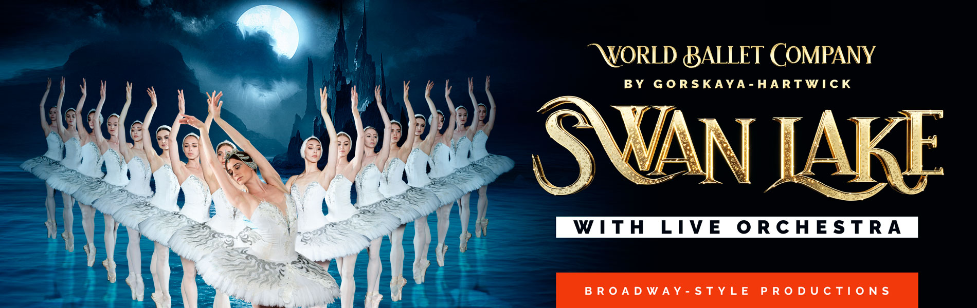 World Ballet Company Swan Lake with Live Orchestra, September 29, Dow Event Center