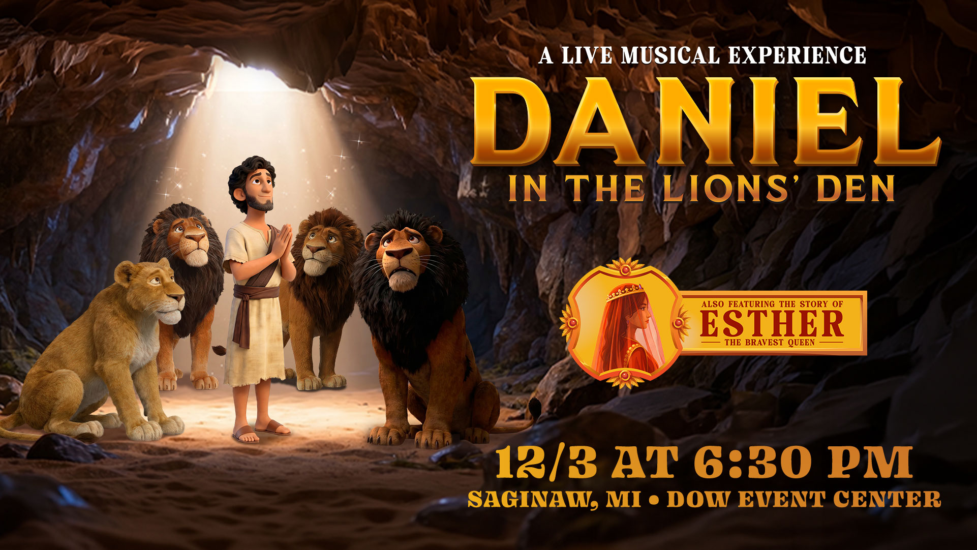 Daniel in the Lions' Den and Esther: The Bravest Queen